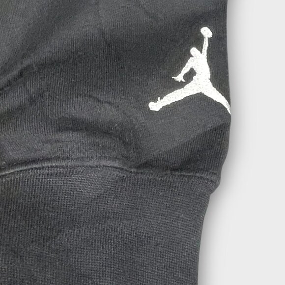 NIKE JORDAN Hoodie Mens SMALL Oversized Pullover Black Jumpman Basketball NEW - Picture 5 of 9